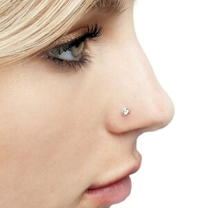 4/$15 Urban Outfitters Silver & Rainbow Stud Nose Rings